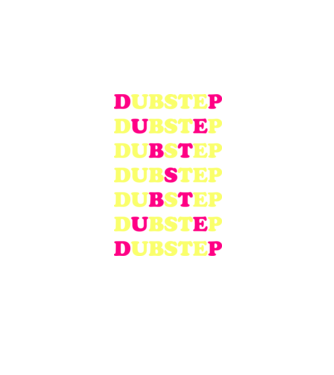 Dubstep model negru pe tricou