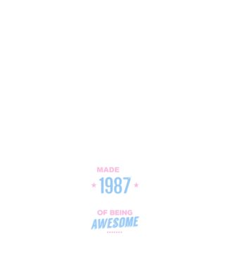 Made in - 1987 model negru pe tricou