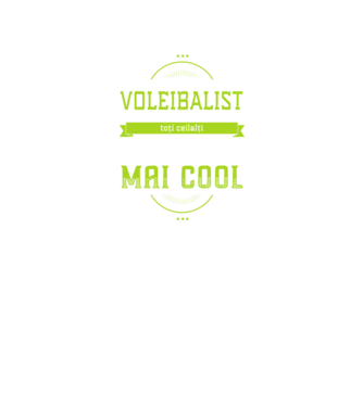 Sunt un voleibalist, la fel ca toți ceilalți, dar mult mai cool model negru pe tricou