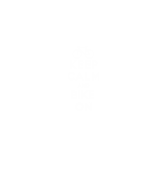 Keep calm and bike on model negru pe tricou