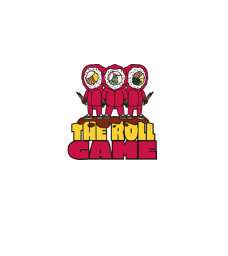 the roll game squid game model alb pe tricou