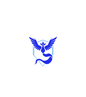 Mystic team logo model alb pe tricou