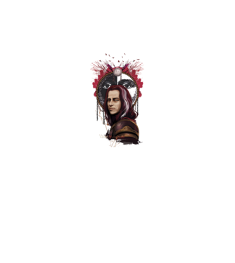 Valar Morghulis model negru pe tricou