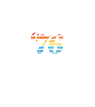 Retro Birthday 1976 model alb pe tricou