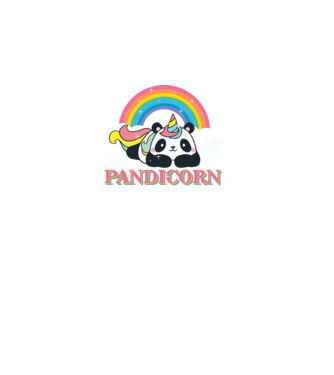 PANDICORN model roz deschis pe tricou