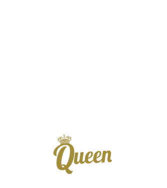 Nurse a title just above Queen model albastru închis pe tricou
