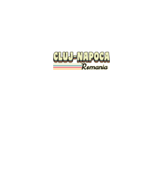 România Cluj-Napoca model negru pe tricou
