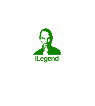 iLegend Steve Jobs model alb pe tricou
