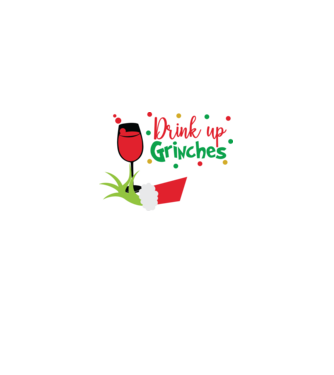 Drink up Grinches model roz deschis pe tricou