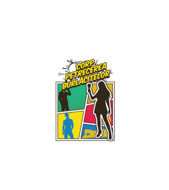 corp petrecerea burlăcitelor model alb pe tricou