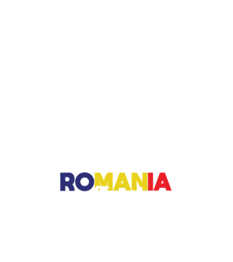 Romania forever model negru pe tricou