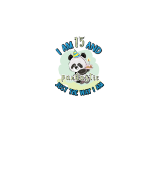PANDASTIC 15 model alb pe tricou