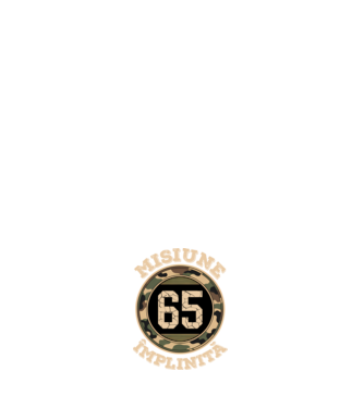 Misiune împlinită 65 model alb pe tricou