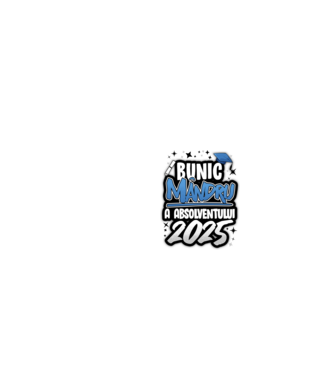 Bunic MÂNDRU a absolventului model alb pe tricou