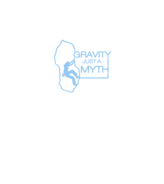 Gravity just a myth model negru pe tricou
