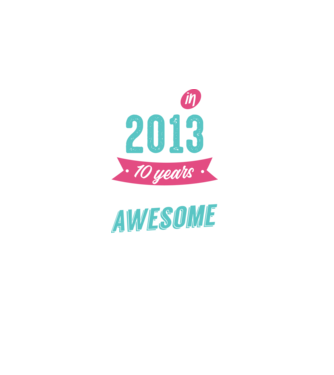 Made in 2013 model negru pe tricou