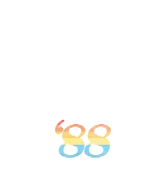 Retro Birthday 1988 model alb pe tricou