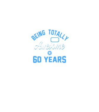 Being totally awesome 60 model albastru jeanși pe tricou