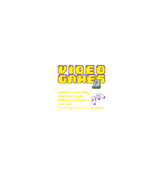 I don't always die when playing video games model negru pe tricou