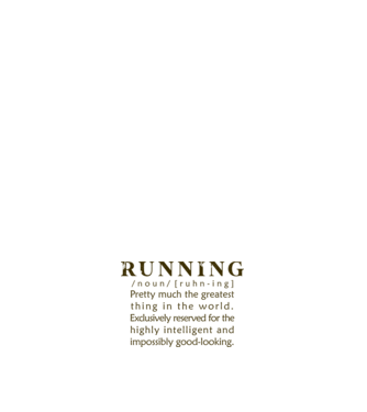 Running definition model negru pe tricou