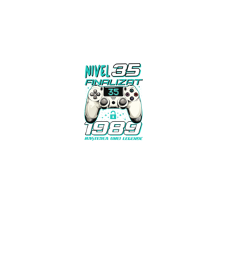 Nivel finalizat 35 1990 model negru pe tricou