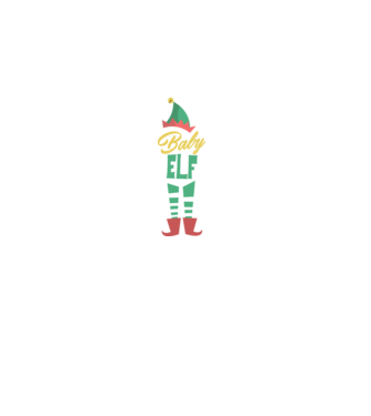 Elf family baby model nisipiu pe tricou