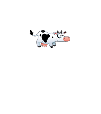 Cow model albastru închis pe tricou
