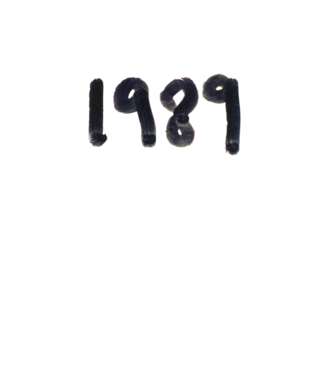 Taylor Swift 1989 text model alb pe tricou