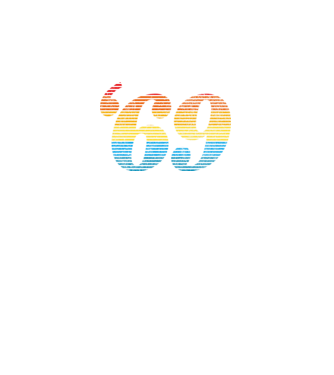Retro Birthday 1969 model negru pe tricou