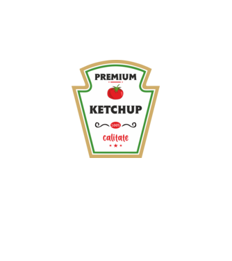 ketchup premium - calitate model bordo pe tricou