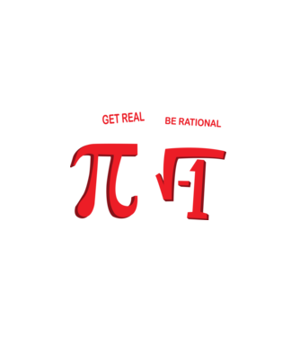 Be rational PI model negru pe tricou