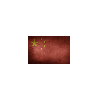 CHINA model negru pe tricou