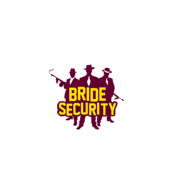 Bride Security model alb pe tricou