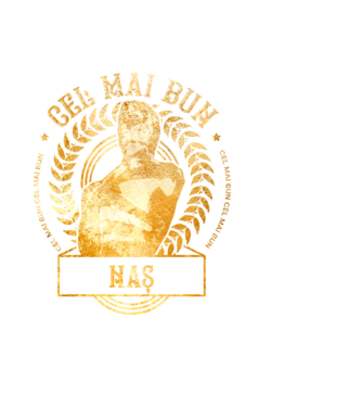 Cel mai bun naș model negru pe tricou