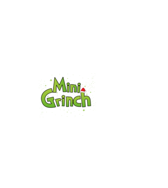 Grinch Family Mini Grinch model negru pe tricou