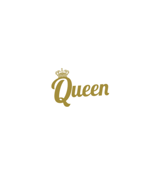Nurse a title just above Queen model negru pe tricou