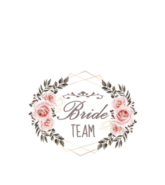 Vintage Bride team model alb pe tricou