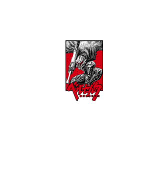 Berserk Guts model negru pe tricou