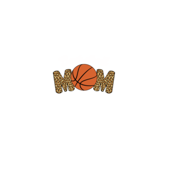 Basketball Mom model negru pe tricou