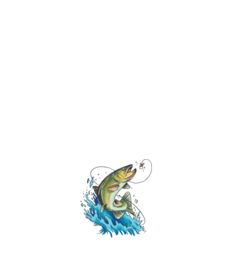 Fish model negru pe tricou