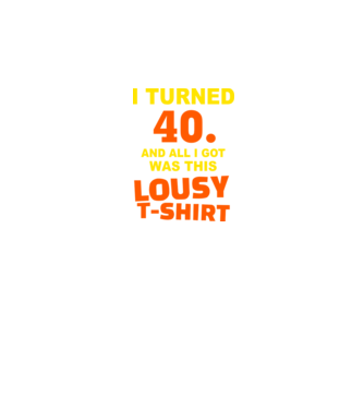 Lousy T-shirt 40 model negru pe tricou