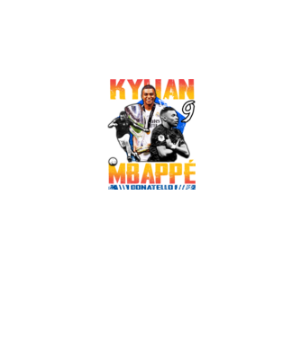 Mbappé tribute model negru pe tricou