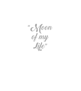 Moon of my life model negru pe tricou