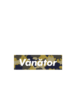 vânător model negru pe tricou