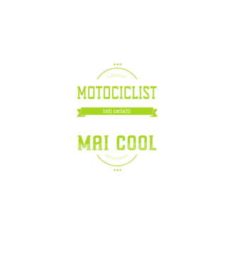 sunt motociclist, la fel ca toți ceilalți, dar mult mai cool model negru pe tricou