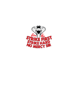 Strike first strike hard logo model alb pe tricou
