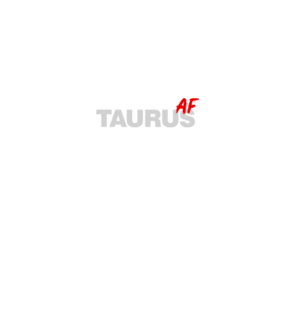 TAURUS as fuck model negru pe tricou