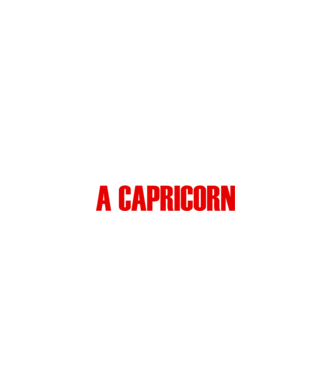 Piss of a CAPRICORN model negru pe tricou
