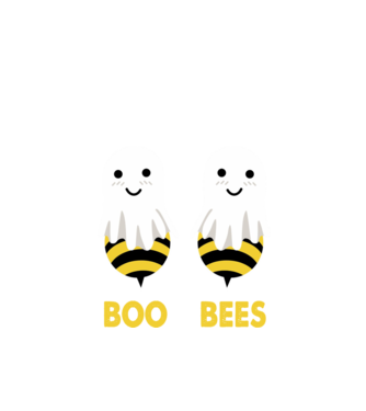 Boo bees model negru pe tricou