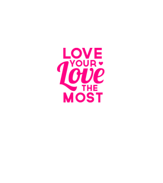 love most model alb pe tricou